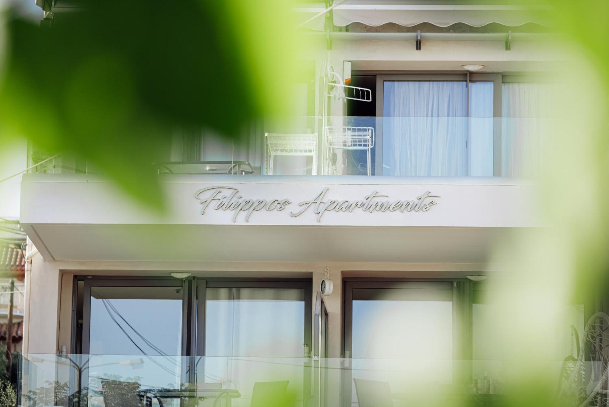 Filippos Apartments Amarynthos Bagian luar foto